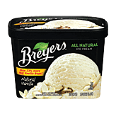 Breyers Ice Cream Natural Vanilla 1.5 quart