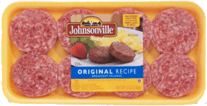 Johnsonville original recipe breakfast sausage patties, 8-count 12 ounce