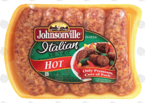 Johnsonville hot italian sausage, ground 16 ounce