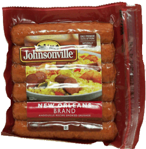 Johnsonville New Orleans brand andouille recipe smoked sausage, 6-links 14 ounce