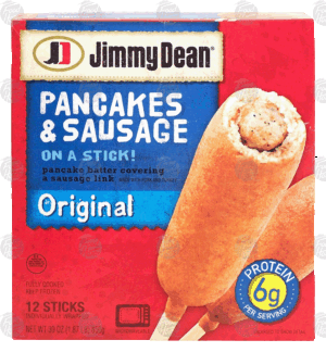 Jimmy Dean Original pancakes & sausage, on a stick!, 12 sticks 30 ounce
