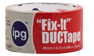 Intertape Fix-It Duc tape, 1.88in wide roll 10 yard
