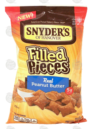 Snyder's Of Hanover Filled Pieces peanut butter filled pretzel pieces 10 ounce