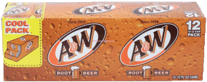 A & W Root Beer 12 Oz Cool Pack 12 pack
