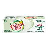Canada Dry Ginger Ale Diet Caffeine Free 12 Oz Cool Pack 12 pack