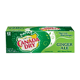 Canada Dry Ginger Ale Caffeine Free 12 Oz Cool Pack 12 pack