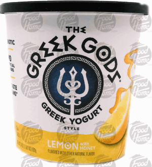 The Greek Gods lemon greek yogurt with honey, plastic tub 24 ounce