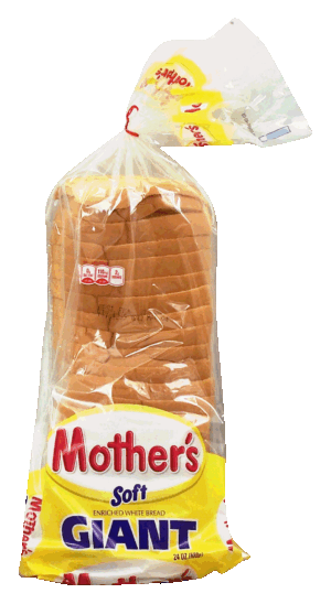 Mother's soft enriched white sliced bread 24 ounce