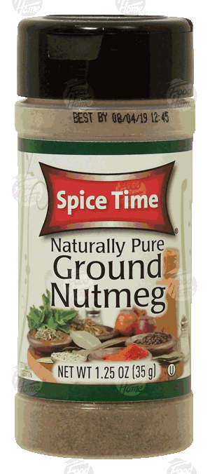 Spice Time ground nutmeg, naturally pure 1.25 ounce