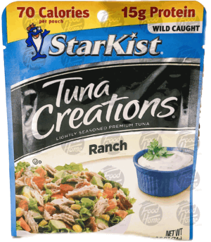 Starkist Tuna Creations ranch lightly marinated premium chunk light tuna 2.6 ounce