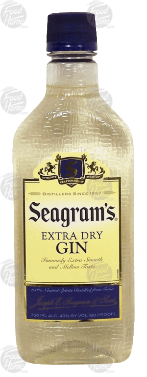 Seagram's extra dry gin, 40% alc. by vol. 750 milliliter