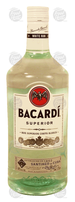 Bacardi Superior white rum, 40% alc. by vol. 1.75