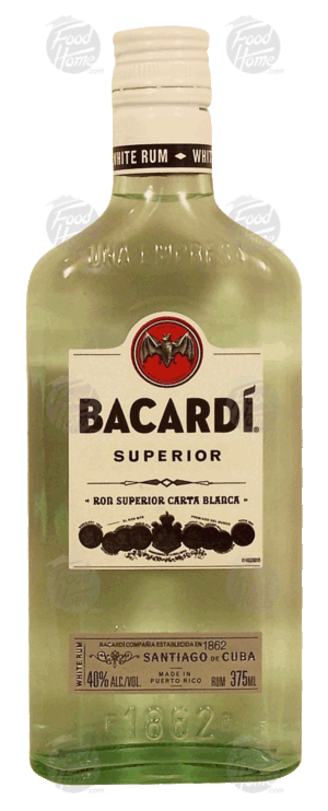 Bacardi Superior rum, 40% alc. by vol. 375 milliliter