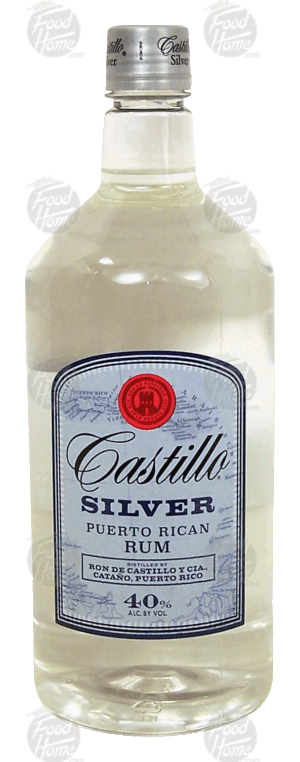 Castillo Silver puerto rican rum, 40% alc. by vol. 1.75