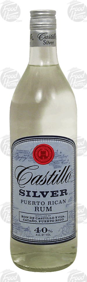 Castillo Silver peurto rican rum, 40% alc. by vol. 750 milliliter