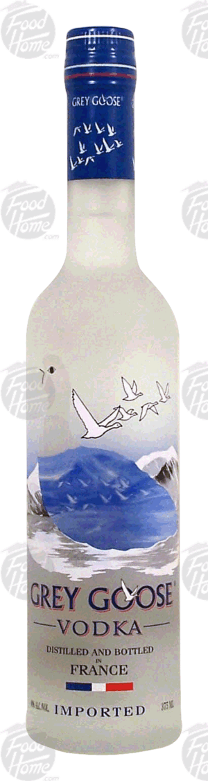 Grey Goose vodka imported from France, 40% alc. by vol. 375 milliliter