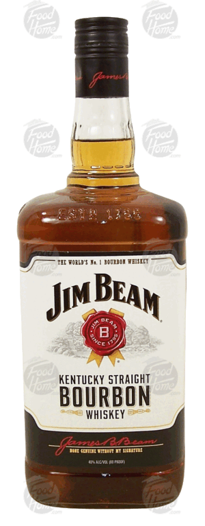 Jim Beam kentucky straight bourbon whiskey, 40% alc. by vol. 1.75