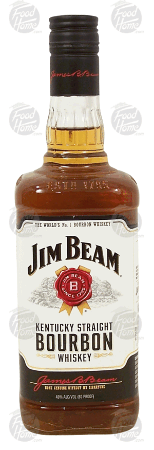 Jim Beam kentucky straight bourbon whiskey, 40% alc. by vol. 750 milliliter