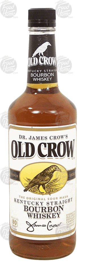 Old Crow Dr. James Crow's kentucky straight bourbon whiskey, sour mash, 40% alc. by vol. 750 milliliter