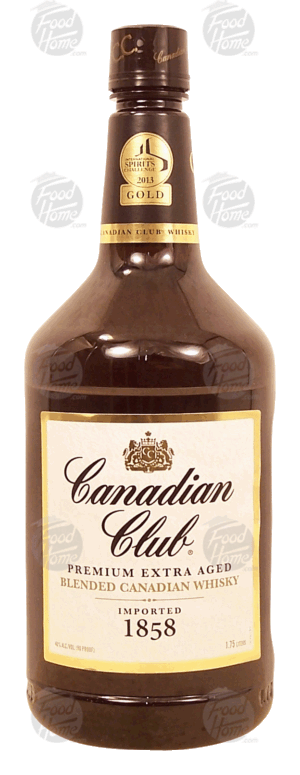 Canadian Club Imported 1858 blended canadian whisky, 40% alc. by vol. 1.75