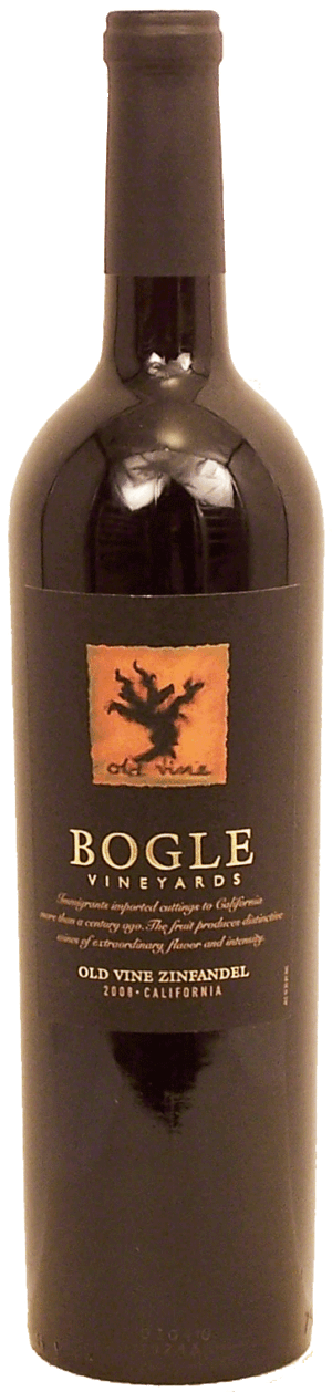 Bogle Vineyards old vine zinfandel wine of California, 14.5% alc. by vol. 750 milliliter