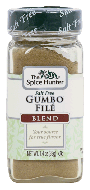 Spice Hunter Blend gumbo file, salt free 1.4 ounce