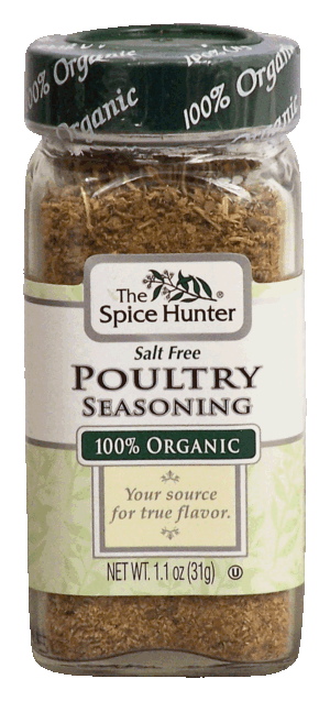 Spice Hunter poultry seasoning, salt-free, 100% organic 1.1 ounce