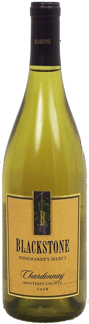 Blackstone Winemaker's Select chardonnay of Monterey County, 13.5% alc. by vol. 750 milliliter