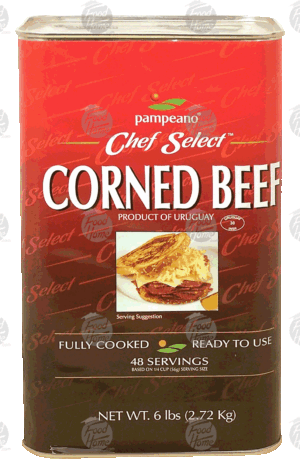 pampeano Chef Select corned beef, fully cooked 1 pound