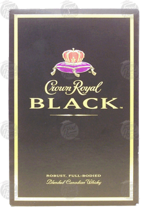 Crown Royal Black blended canadian whisky, robust, full-bodied, 45% alc. by vol. 750 milliliter