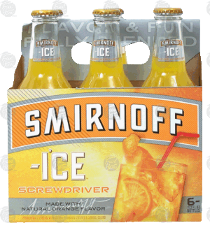 Smirnoff Ice screwdriver orange flavor malt beverage, 11.2-fl. oz. 6 pack