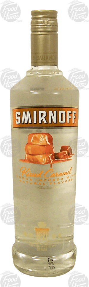 Smirnoff kissed caramel flavor vodka, 35% alc. by vol. 750 milliliter
