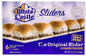 White Castle The Original Slider hamburgers, 100% beef, 6 ct, 3 - 2 packs 9.5 ounce