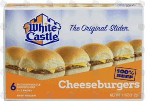 White Castle The Original Slider cheeseburgers, 100% beef, 6 ct, 3 - 2packs 11 ounce