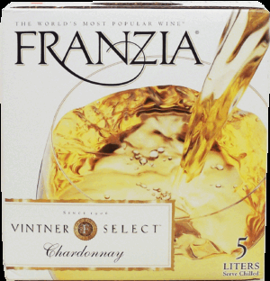 Franzia Vintner Select chardonnay wine of California, 12% alc. by vol. 5