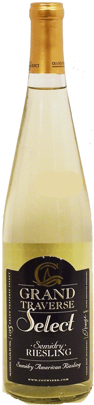 Grand Traverse Resort Select Sweet Harvest; riesling wine of Michigan, 12% alc. by vol. 750 milliliter
