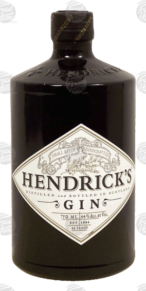 Hendrick's gin, bottled in Scotland, 44% alc. by vol. 750 milliliter