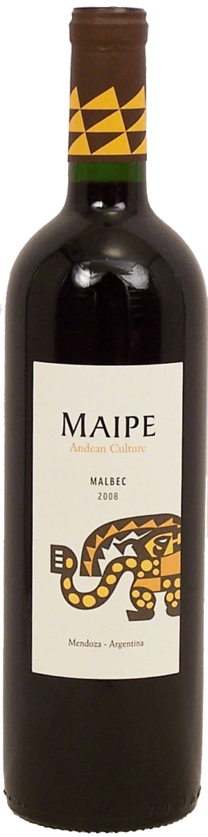Maipe Andean Culture malbec wine of Mendoza - Argentina, 14% alc. by vol. 750 milliliter