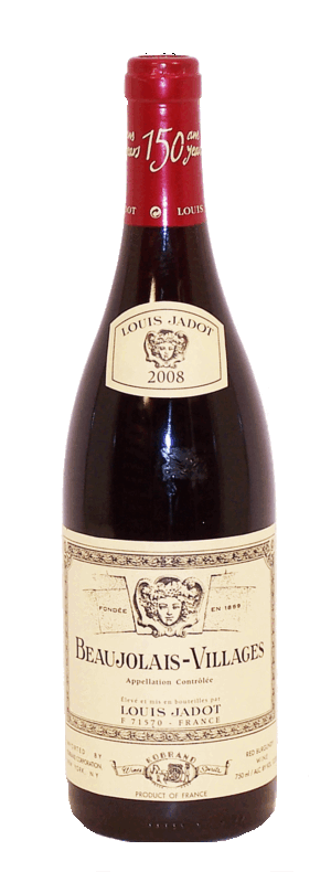 Louis Jadot beaujolais - villages, appellation controlee, red burgundy table wine, 12.5% alc./vol. 750 milliliter