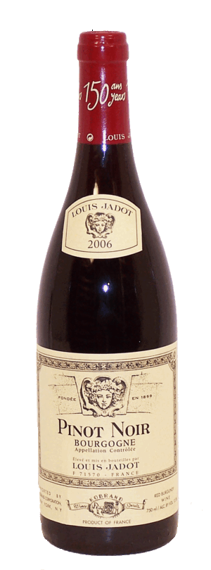 Louis Jadot pinot noir, france, 12.5% alc./vol. 750 milliliter