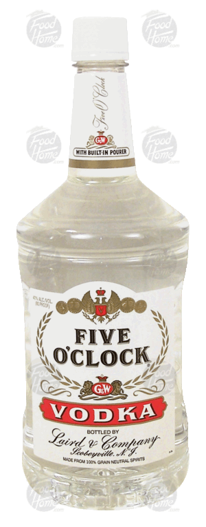 Five O' Clock G&W vodka, 40% alc. by vol. 1.75