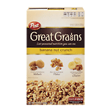 Post Selects banana nut crunch whole grain cereal 15.5 ounce