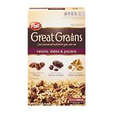 Post Selects Great Grains; whole grain cereal with raisins, dates & pecans 16 ounce
