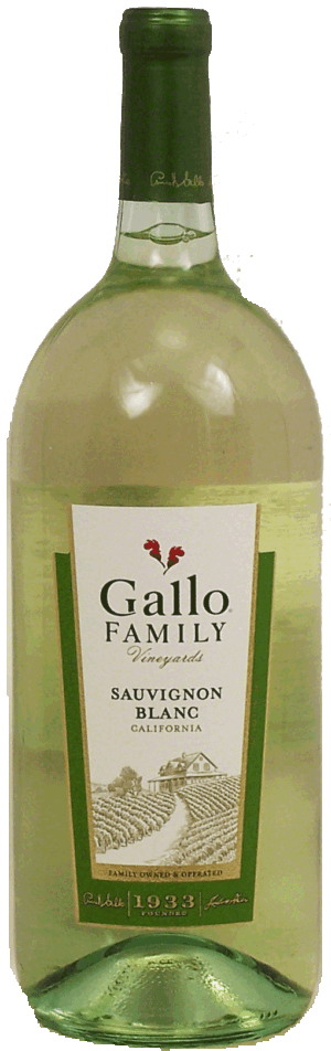 Ernest & Julio Gallo Vineyards sauvignon blanc of California, 13% alc. by vol. 1.5