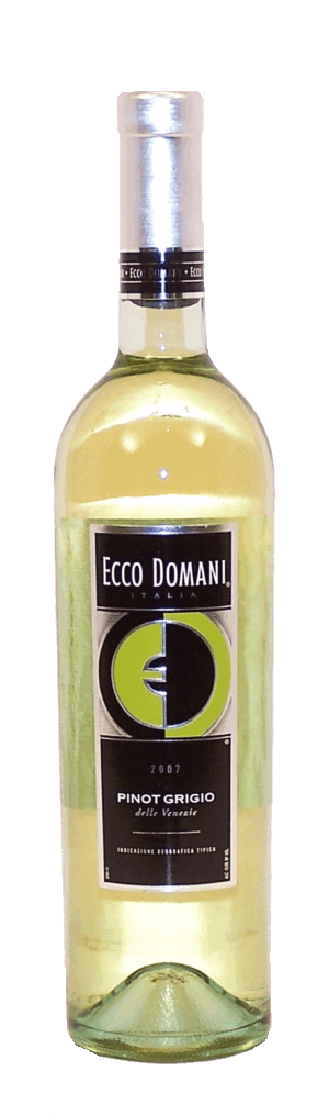Ecco Domani pinot grigio, italy, 12% alc./vol. 750 milliliter