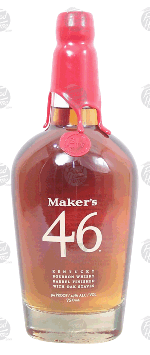 Maker's Mark 46 kentucky bourbon whisky barrel finished with oak staves, 47% alc. by vol. 750 milliliter