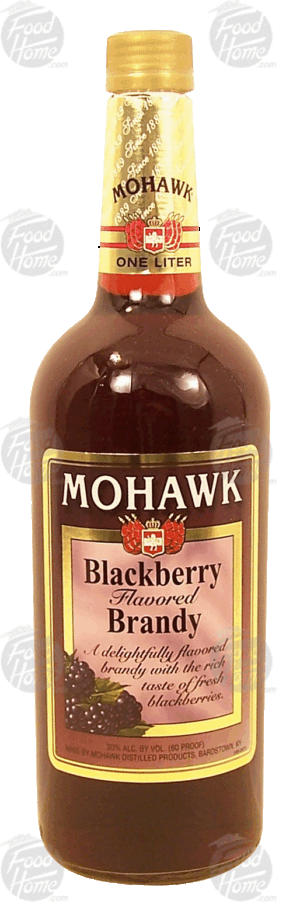 Mohawk blackberry flavored brandy, 30% alc. by vol. 1