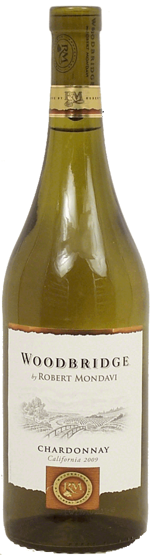 Woodbridge by Robert Mondavi chardonnay wine of California, 13.5% alc. by vol. 750 milliliter