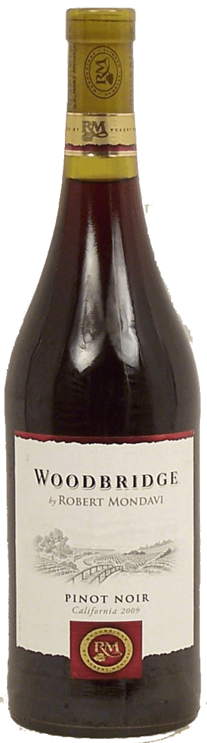 Woodbridge by Robert Mondavi pinot noir wine of California, 13% alc. by vol. 750 milliliter