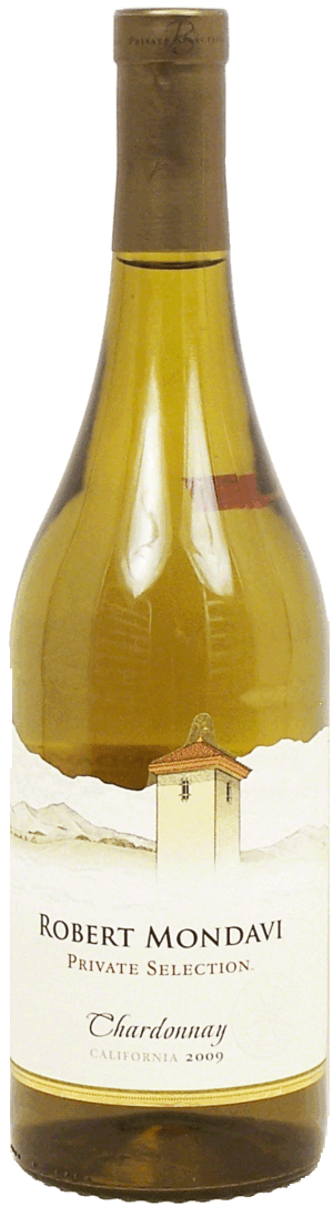 Robert Mondavi Private Selection chardonnay wine of California, 13.5% alc. by vol. 750 milliliter